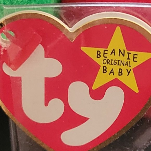 Ty Beanie Babies *RARE ERROR STAMP* Jabber Parrot Bird 1997 (Retired) - Picture 15 of 16